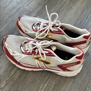 Brooks White Red Yellow Men's Running Shoes